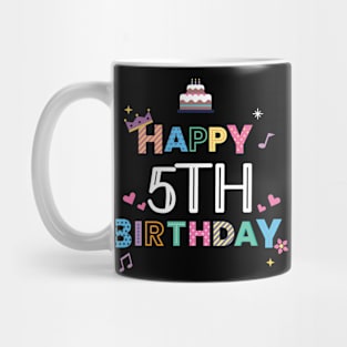 Happy Birthday 5. Geburtstag Mug